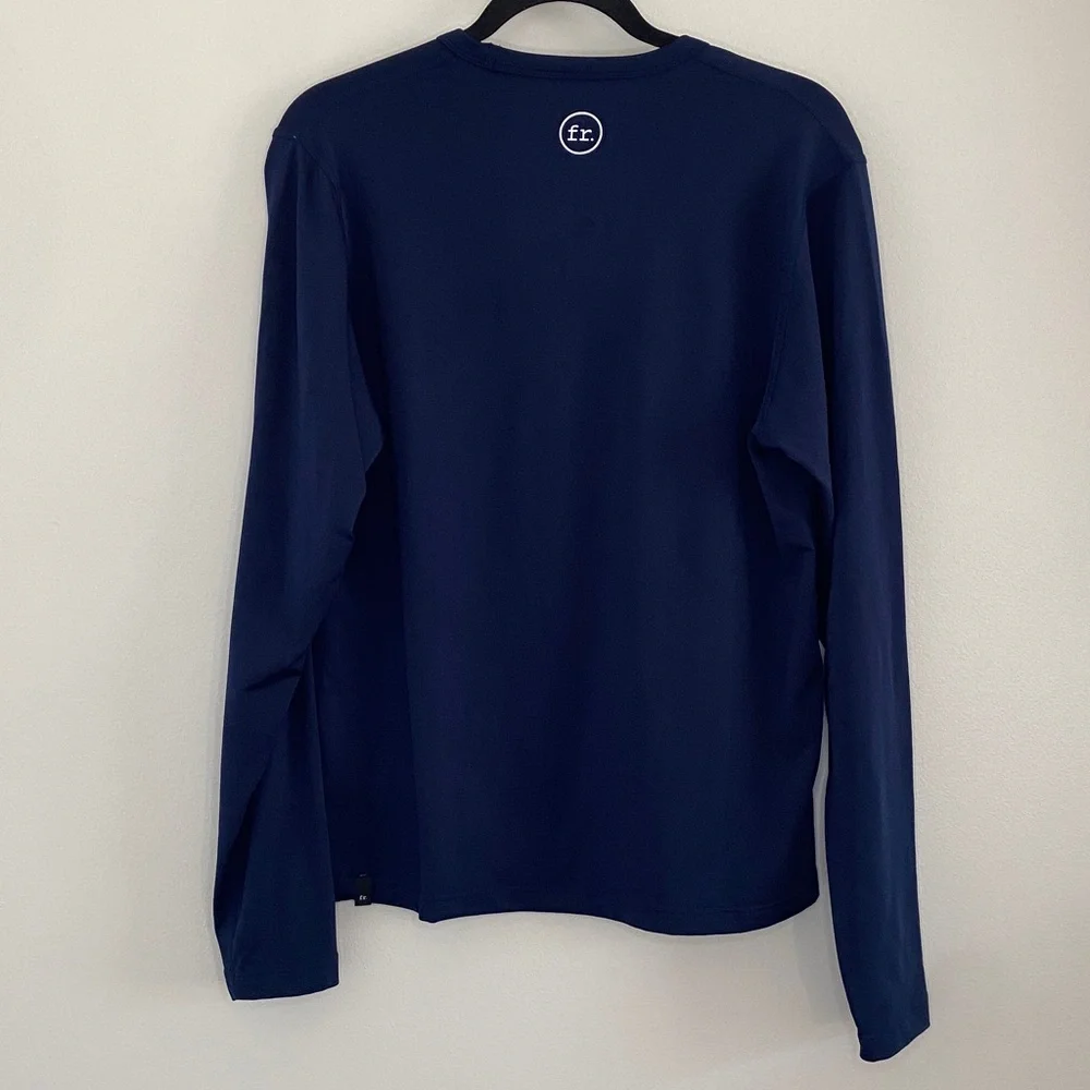 Foreign Rider Co. Grove XXIII Navy Long Sleeve Shirt Dryfit Unisex Size 1 - Picture 6 of 7